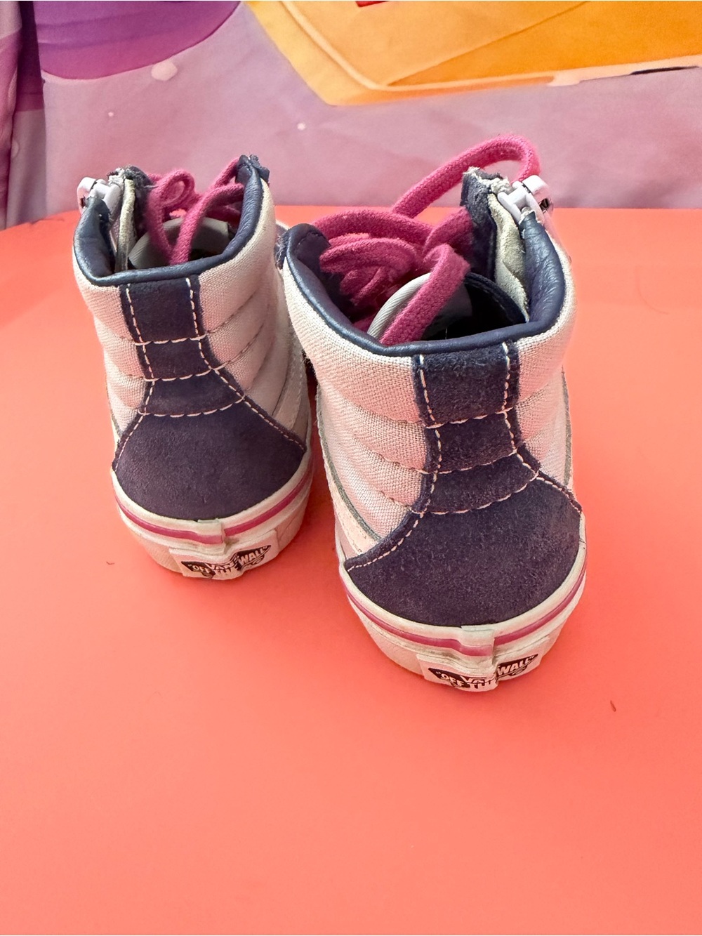 Vans Girls Sk8-High-Top Sneakers Side Zip - Picture 2 of 2